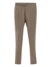 Briglia 1949 Piccadilly Straight-leg Trousers In Brown
