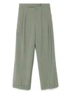 Briglia 1949 Pleat-detailed Trousers In Green