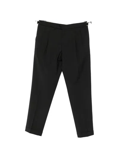 Briglia 1949 Pleated Buckled-waist Trousers In Black