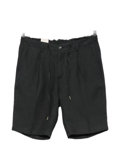 Briglia 1949 Pleated Chino Shorts In Black