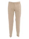 Briglia 1949 Pleated-cuffed Tailored Trousers In Neutral