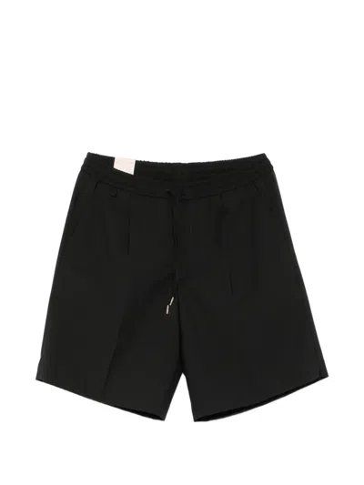 Briglia 1949 Pleated Drawstring Shorts In Black