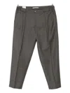 Briglia 1949 Pleated Drawstring Trousers In Gray
