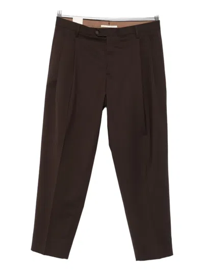 Briglia 1949 Pleated-front Trousers In Brown
