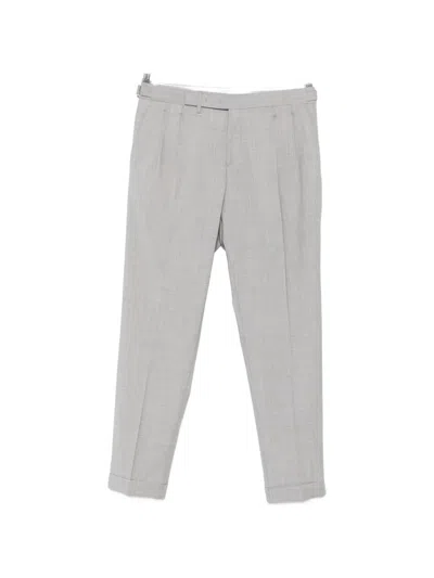 Briglia 1949 Pleated Side-adjuster Trousers In Gray