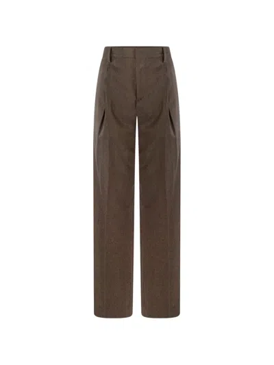 Briglia 1949 Pleated Straight-leg Trousers In Multi