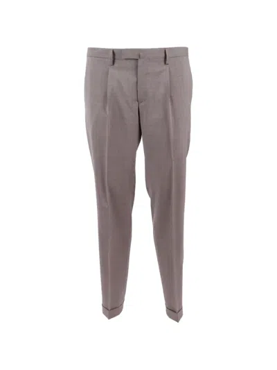 Briglia 1949 Pleated Tailored Trousers In Gray