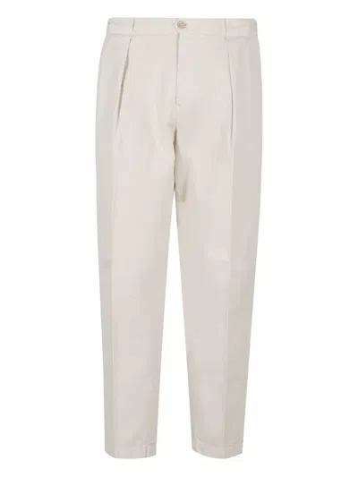 BRIGLIA 1949 PLEAT-DETAILING TROUSERS