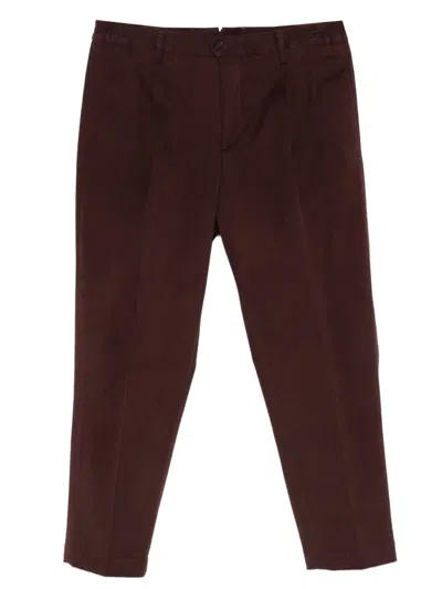 Briglia 1949 Pleated Trousers In Brown