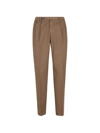 Briglia 1949 Pleated Trousers In Brown