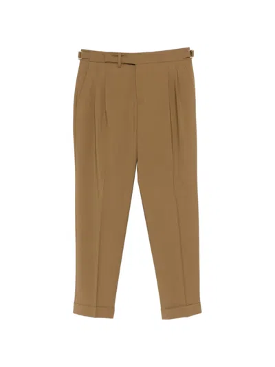 Briglia 1949 Pleated Trousers In Brown