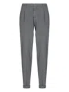 Briglia 1949 Pants With Micro Pattern In Gray