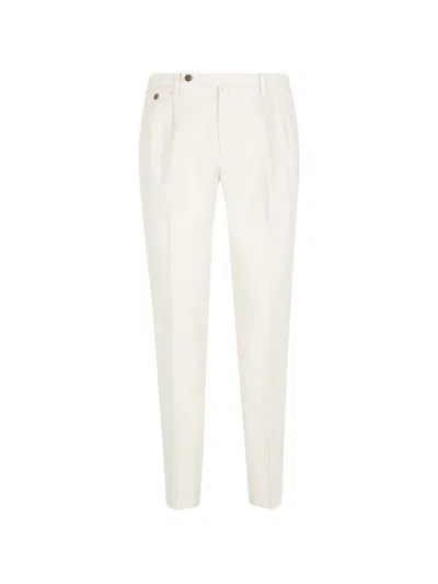 Briglia 1949 Pleated Trousers In White