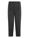 Briglia 1949 Pleated Wool-cashmere Blend Trousers In Gray