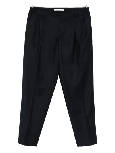 Briglia 1949 Pleated Wool Trousers In Black