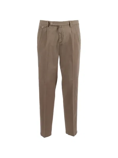 Briglia 1949 Pleated-front Tapered Trousers In Neutral