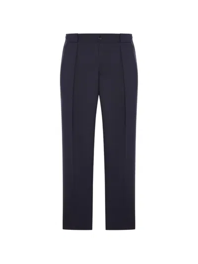 Briglia 1949 Portbellos Pleated Straight-leg Trousers In Blue