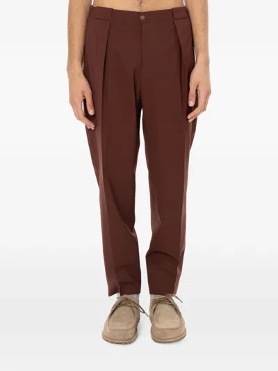 Briglia 1949 Portobello Marzotto Trousers In Brown