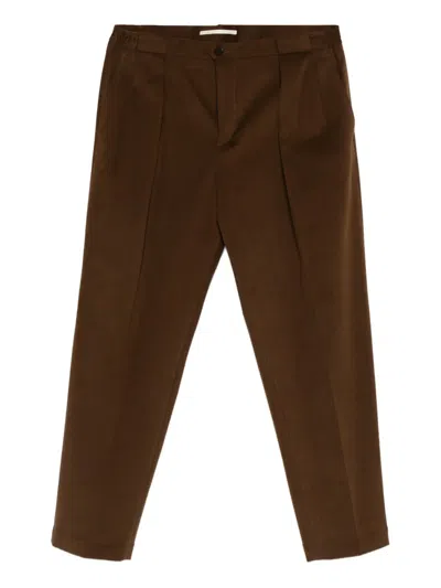 Briglia 1949 Portobello Pleat-detail Trousers In Brown