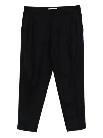 Briglia 1949 Portobello Pleated Trousers In Black