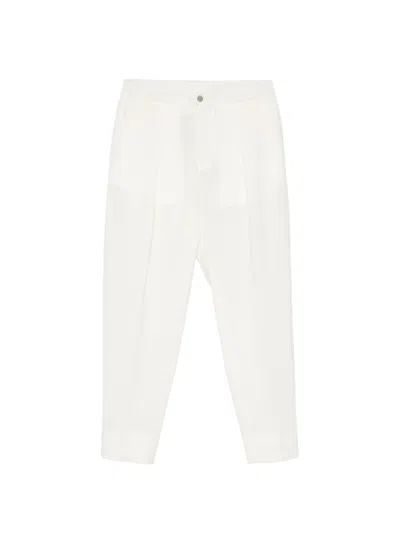 Briglia 1949 Portobello Pleated Trousers In White