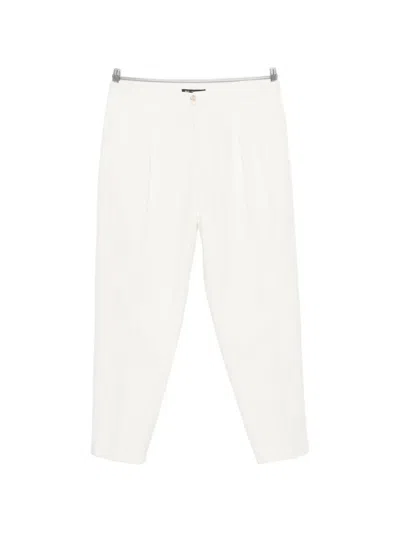 Briglia 1949 Portobello-d Pleated Trousers In White