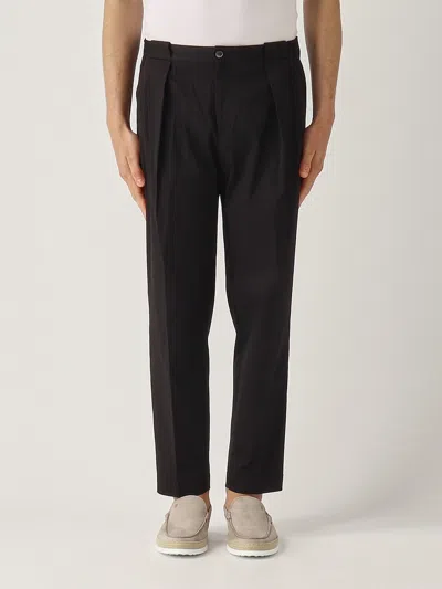 Briglia 1949 Portobellos Cotone Tecnico Trousers In Black