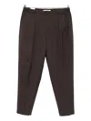 Briglia 1949 Portobellos Pleated-front Trousers In Green