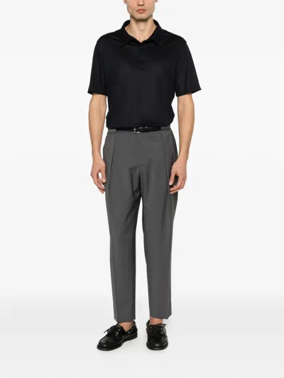 Briglia 1949 Portobellos Pleated Trousers In Gray