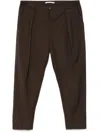 Briglia 1949 Portobellos Pleated-front Trousers In Green