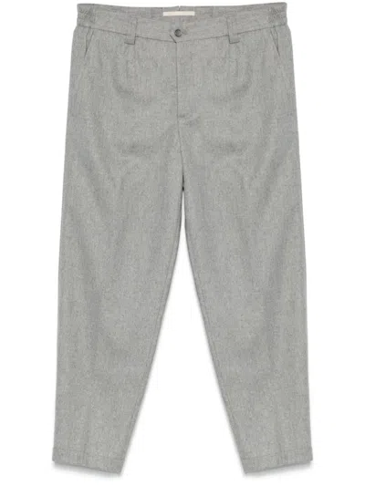 Briglia 1949 Portobellos Trousers In Cool Steel Wool In Gray