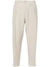 Briglia 1949 Pant Doppia Pinces Bull Denim In Neutrals