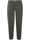 Briglia 1949 Pant Ventre Piatto Over Twill Di Cot In 绿色