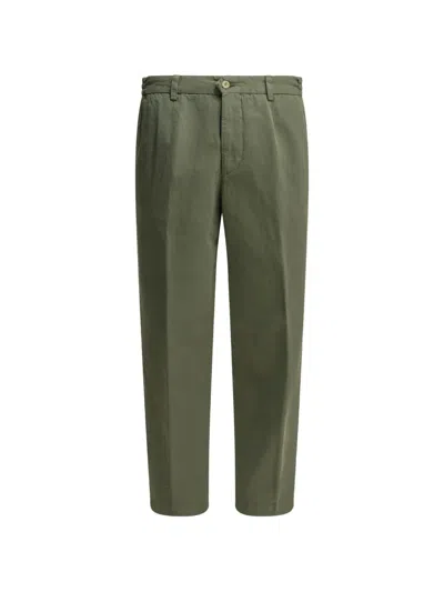Briglia 1949 Portofino Pleated Trousers In Green