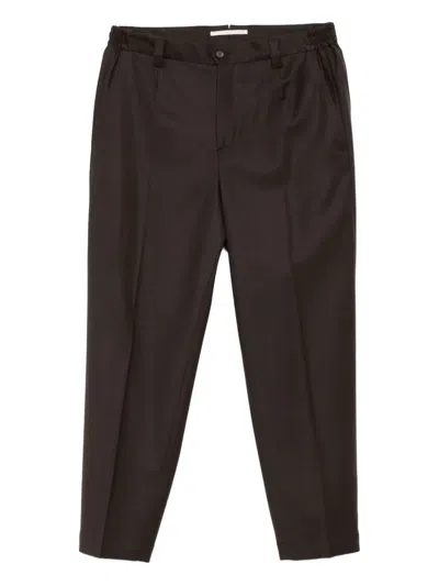 Briglia 1949 Portofino Tapered Trousers In Brown