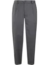 Briglia 1949 Pant Ventre Rotto Over Lana Di Reda In Grey