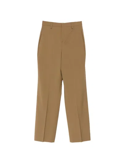 Briglia 1949 Pressed-crease Trousers In Brown