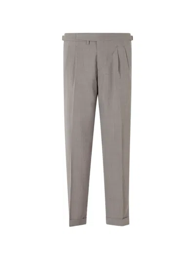 Briglia 1949 Quartieris Pleated Trousers In Gray