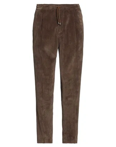 Briglia 1949 Racconta La Sartoria Man Pants Brown Size 34 Polyester, Polyamide, Elastane
