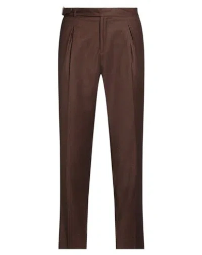 Briglia 1949 Racconta La Sartoria Man Pants Chocolate Brown Size 28 Virgin Wool, Cashmere