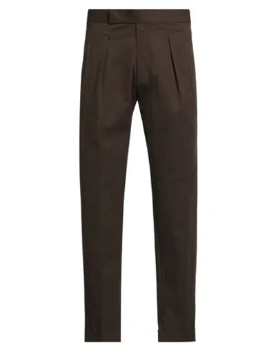 Briglia 1949 Racconta La Sartoria Man Pants Dark Brown Size 28 Cotton, Elastane