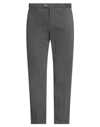 Briglia 1949 Racconta La Sartoria Man Pants Lead Size 40 Cotton, Elastane In Gray