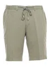 Briglia 1949 Military Green Bermuda Shorts In Green