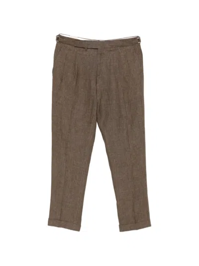 Briglia 1949 Side-adjusters Trousers In Brown