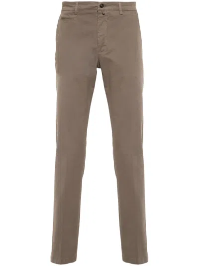 Briglia 1949 Slim-cut Chino Trousers In Brown
