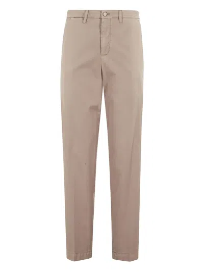 Briglia 1949 Straight-leg-hose Mit Stretch In Marrone