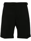 Briglia 1949 Tailored Lightweight-wool Shorts In Black