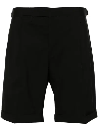 Briglia 1949 Tailored Lightweight-wool Shorts In Black