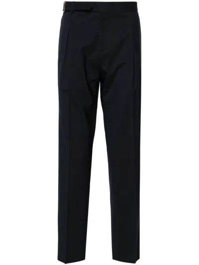 Briglia 1949 Virgin Wool Tailored Trousers In Schwarz