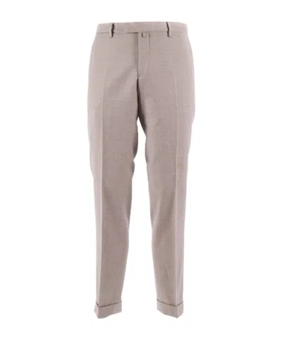Briglia 1949 Tailored Wool Pants In Neutral